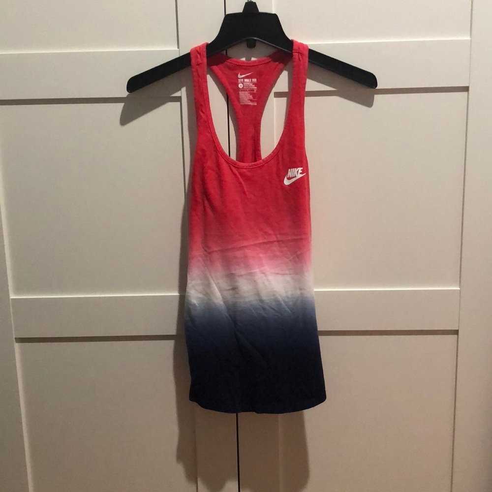 Nike Red White & Blue Tank Top
